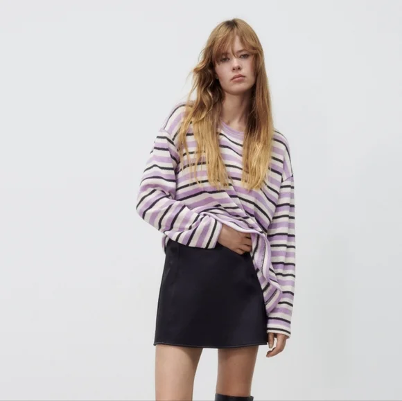 Womens Sweaters Zara Striped Rustic Sweater Zara Sweater Women S